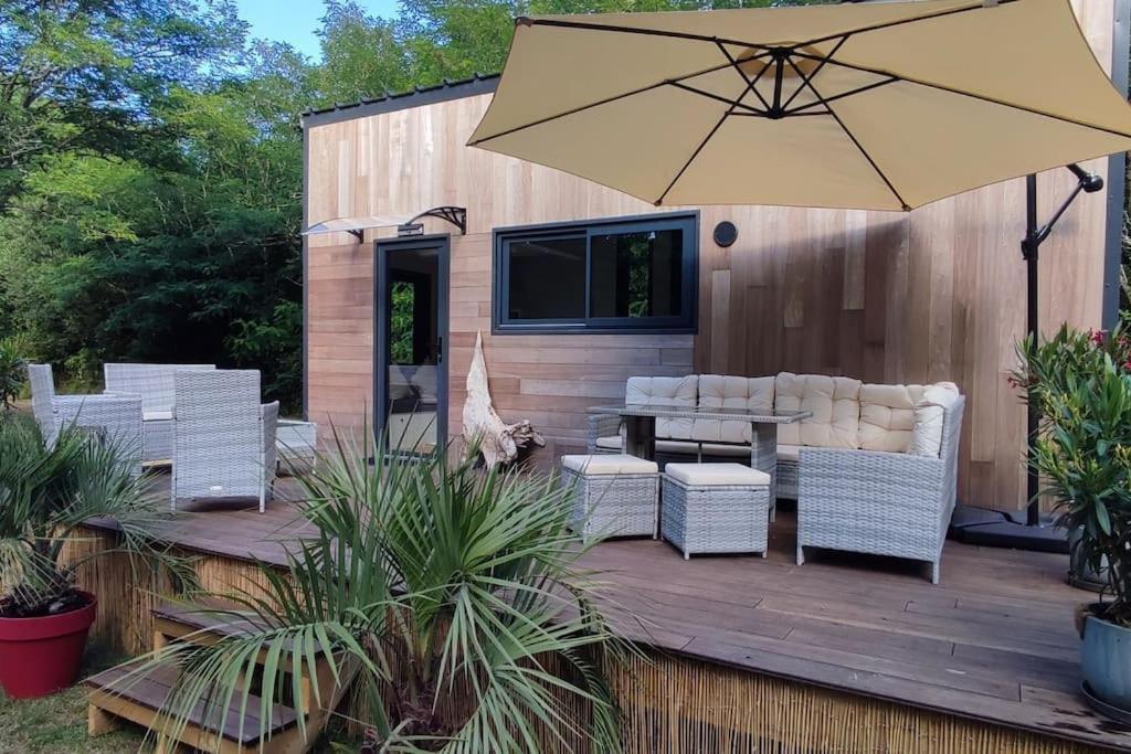 Tiny House Chez Caroline Villa Gaillan-en-Médoc Exterior foto